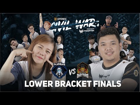 Solid Pushers vs Pathetic Shitters Game 4 (BO5) | Lupon Civil War Season 4 Lower Bracket Finals