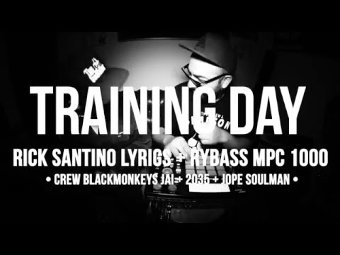 RICK SANTINO + RYBASS TRAINING DAY MPC 1000 BLACK MONKEYS.