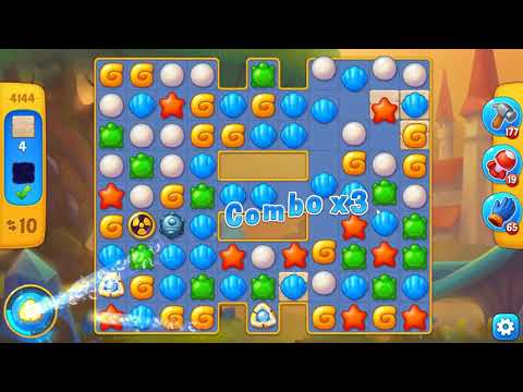 Fishdom level 4144 🐠 Playrix HD 👋😘✌