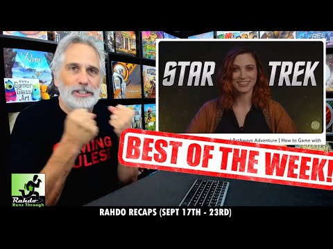 6 Unexpected New Games! 11 Fun Videos! | Rahdo Recaps the Board Game Week (Sept 17th-Sept 23rd)