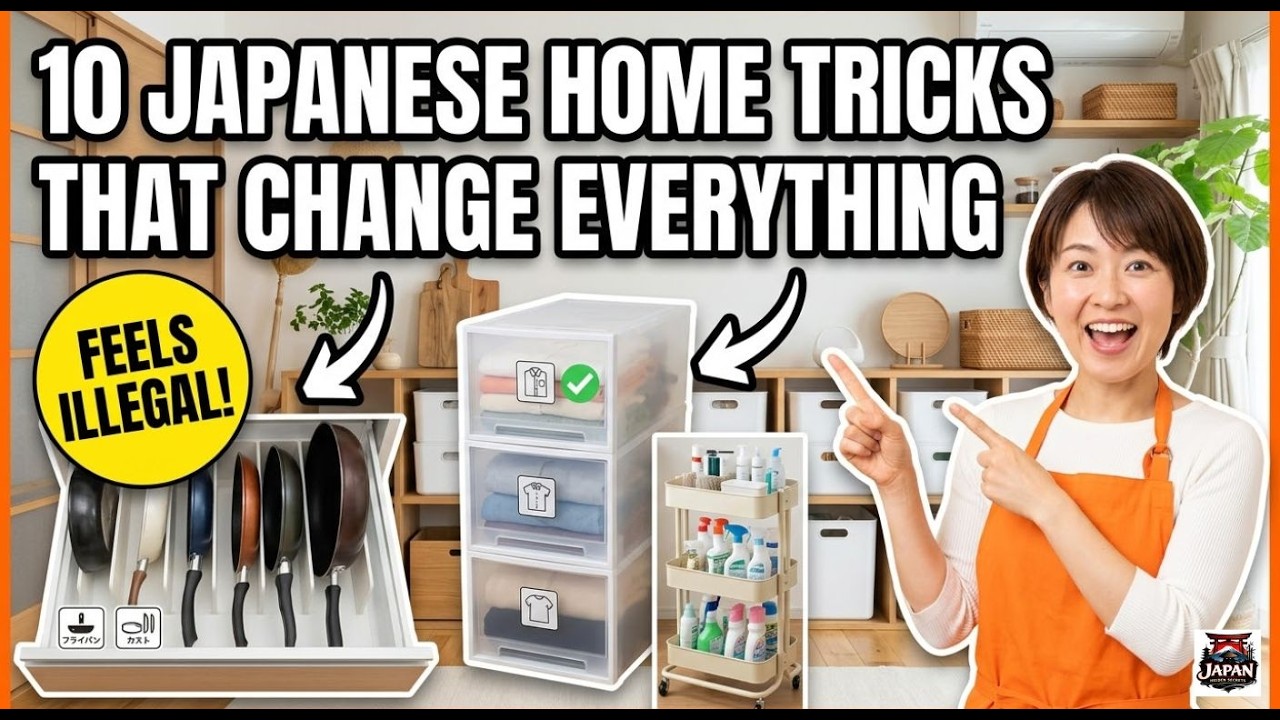 10 Japanese Home Organization Hacks That Feel Illegal (But Actually Work)