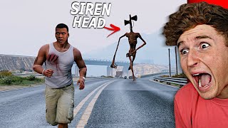 SIREN HEAD CHASES ME In GTA 5.. (TERRIFYING)