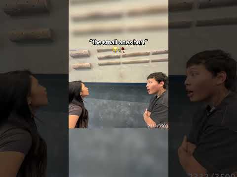 She only likes the bigger ones 😭 #streamer #girlfriend #rockclimbing #trend #funny