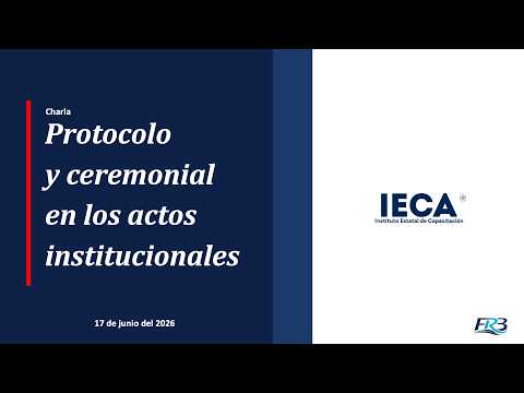 Protocolo y ceremonial en los actos institucionales