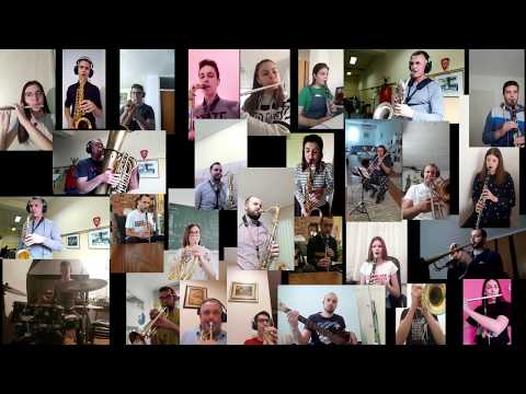 Hrvatska glazba Mostar - Gonna Fly Now arr Mike Story