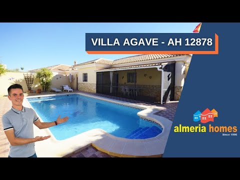 SOLD! 3 bed 2 bath villa with a pool and garage for sale in Arboleas / Villa Agave - AH12878