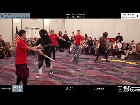 CombatCon 2023 HEMA Rapier Gold Finals