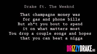 Drake ft. The Weeknd - The Ride Lyrics [VIDEO]