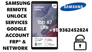 How to network unlock Samsung AT&T Galaxy Tablet SM-T227 A7 Lite  +919362452824
