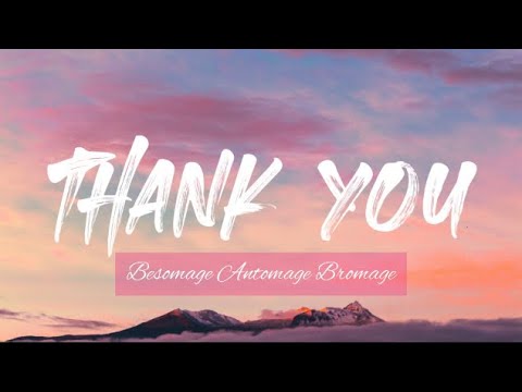 Dido - Thank you (Besomage Antomage Bromage) | lyrics video (Terjemahan Indonesia)