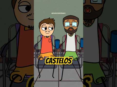 construindo castelos ❤️ #desenhoanimado #castelos #motivação #animação #reflexão