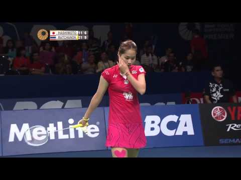 BCA Indonesia Open 2015 | Badminton F M2-WS Y. Hashimoto vs R. Intanon