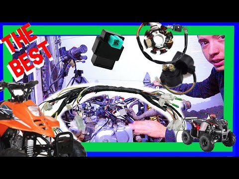 HOW TO: Install Wiring Harness Chinese 125cc ATV + Electric Start