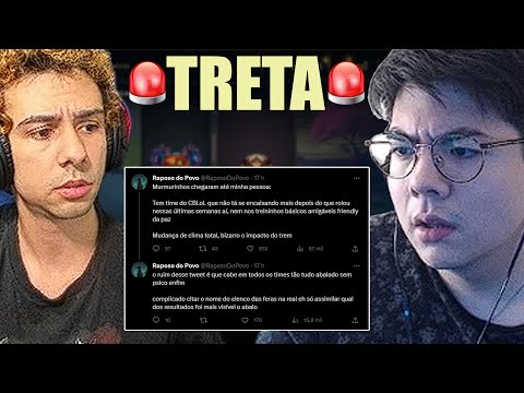 TRETA!! CLIMA TENSO em treinos dos times do CBLOL