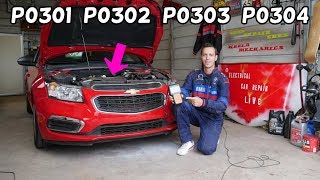 FIX CODE P0301 P0302 P0303 P0304  CHEVROLET CRUZE CHEVY SONIC