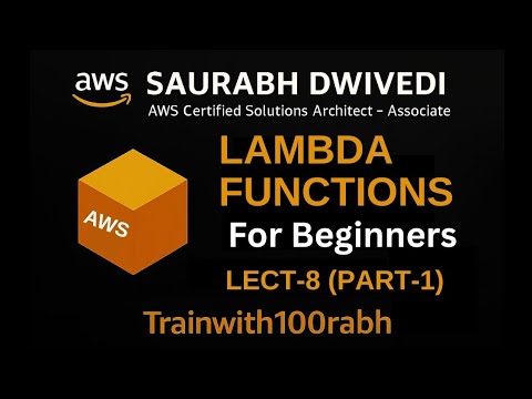Aws Lambda For Beginners Part 1lambda Function Setup S3 Trigger With Lambda And Dynamodb Hindi