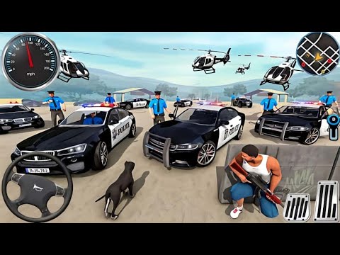 Police Car Chase Simulator 3D Game - Real Cop Cars Driving Simulator 2025 - Android GamePlay