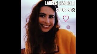 Lauren Cimorelli solos in 2018