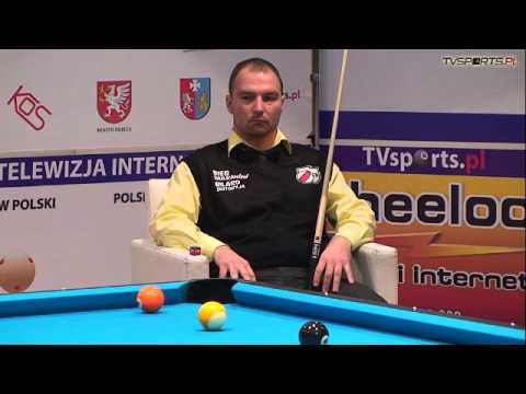 Mistrzostwa Polski w Bilard -Dębica 2015 - 10 bil - Sroczyński vs Duda