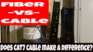 CenturyLink Fiber 1GB VS Charter Spectrum 400MBPS - Which is faster internet CAT7 Cable difference