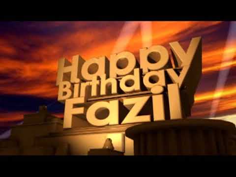 Happy Birthday Fazil