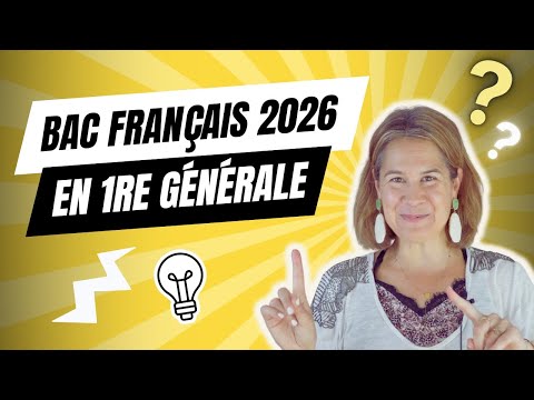 BAC FRANÇAIS 2026 | Ce qui t'attend en 1re générale ! 🤩