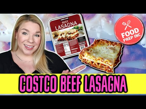 How To Cook Costco Kirkland Signature Beef Lasagna - YouTube