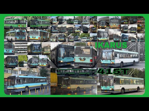 Troleibuzele Astra Ikarus 415T (înainte de casare)