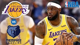 Los Angeles Lakers vs Memphis Grizzlies - 2nd Quarter Game Highlights | February 21, 2020 NBA Season