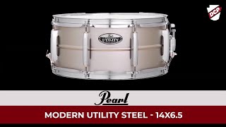 Video thumbnail for Pearl Modern Utility Steel Snare Drum 14x6.5 by Drum Center of Portsmouth