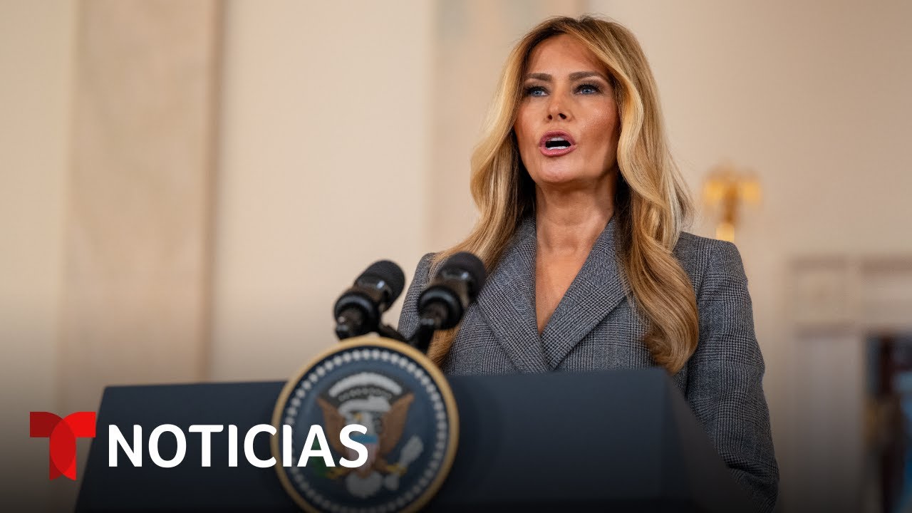 EN VIVO: Melania Trump ofrece declaraciones desde la Casa Blanca