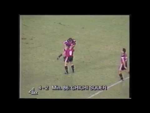 Rcd Mallorca- Palamos 5-2 (2-10-1994) Gol de Raul Pareja