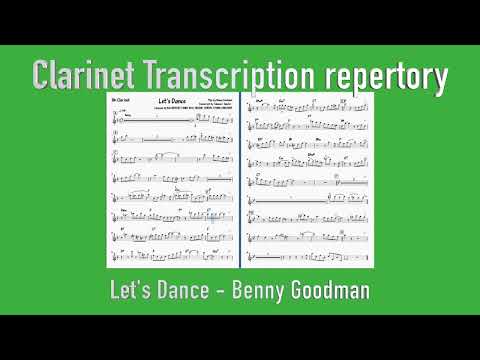 Les’t Dance - Benny Goodman - Jazz - [ Clarinet Transcription repertory ]