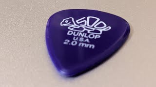 Video thumbnail for Month-long review of the Jim Dunlop Delrin 500 2.0mm guitar pick - super rich tone by earthsteward9 Guitar Pick Reviews