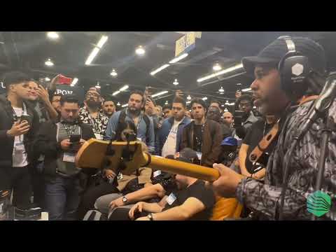 Victor Wooten Jams in RealTime at NAMM 2023!