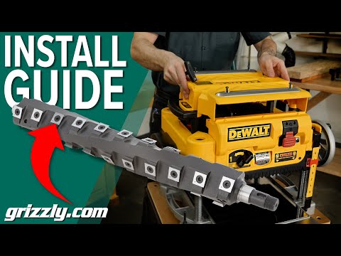 Installing Your New Spiral Cutterhead - DeWalt Planer How-to