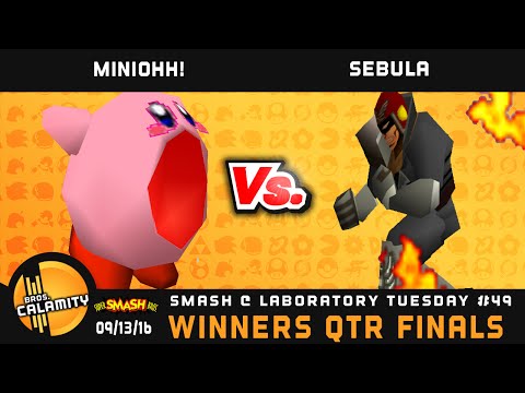 S@LT #49 | Sebula (Pikachu, Falcon) vs TL|BC Miniohh! (Kirby) - Winners Qtr Finals - SSB64 Singles