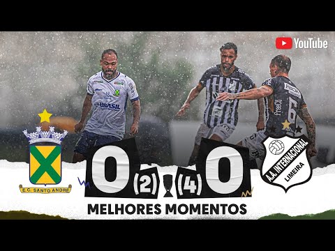 SANTO ANDRÉ 0 (2) X (4) 0 INTER DE LIMEIRA | MELHORES MOMENTOS | TAÇA INDEPENDÊNCIA 2023