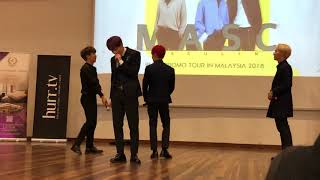 181227 MASC 마스크 BLING PROMO TOUR IN MALAYSIA 2018 (KUALA LUMPUR) — Meaningless 의미 없어