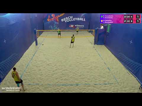 15:50 D. Svyrydenko / V. Avramenko - M. Bedukha / Y. Bohdashkin 18.06.2022 |Winners Beach Volleyball