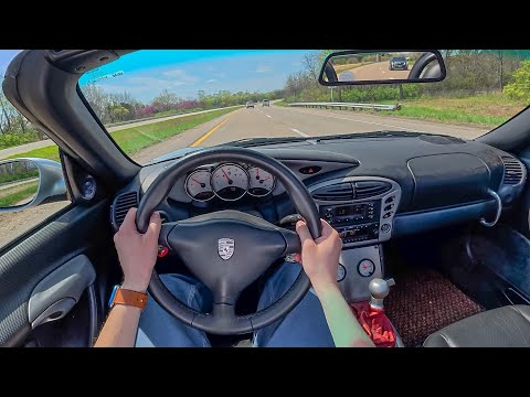 Thumbnail for 2000 Porsche Boxster - POV Test Drive (Binaural Audio) by GAZ, SEAT, Porsche, video, Car, vide, Porsche Boxster