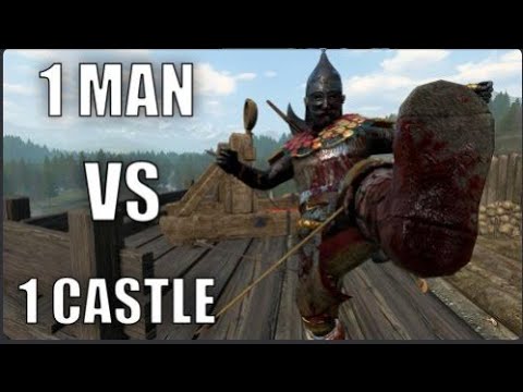 1 MAN VS 1 CASTLE (Satisfying Battle) - Mount & Blade 2 BANNERLORD