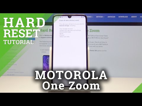 How to Hard Reset MOTOROLA One Zoom – Wipe Data