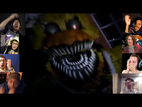Gamer’s react to their first death on FNAF 4