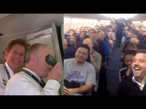 When Flight Attendants Are Stand Up Comedians! Hilarious Compilation