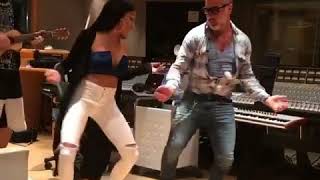 JENN MOREL danc in the studio