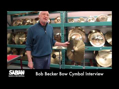 Sabian Cymbal Bow Interview with Bob Becker