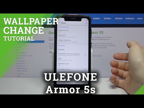 How to Change Wallpaper in ULEFONE Armor 5s – Manage Display Look