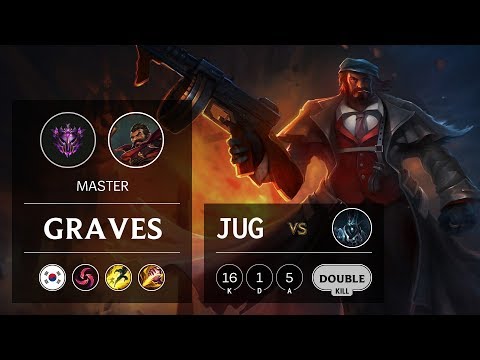 Graves Jungle vs Karthus - KR Master Patch 9.15