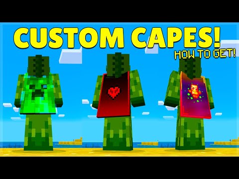 ECKOSOLDIER - How To Get CUSTOM Animated Capes in Minecraft Bedrock Edition PE (DOWNLOAD)